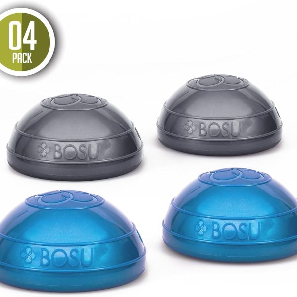 bosu balance pods 4 pack blue and grey